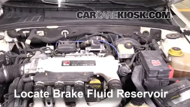 2005 Saturn L300 3.0L V6 Brake Fluid Check Fluid Level